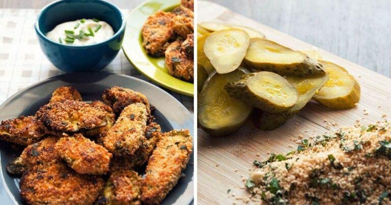 Oven Fried Pickles Recipe