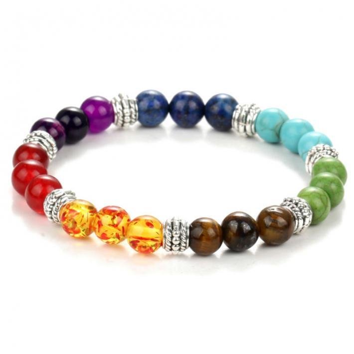 Bracelet Men Black Lava Healing Balance Beads Reiki Buddha Prayer Natural Stone Yoga Bracelet Women Jewelry on Handmade Artists' Shop
