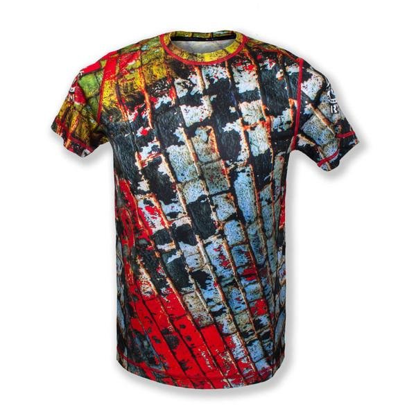 INKnBURN Men's Pineapple Running Shirt for marathons, ultras, workouts, crossfit