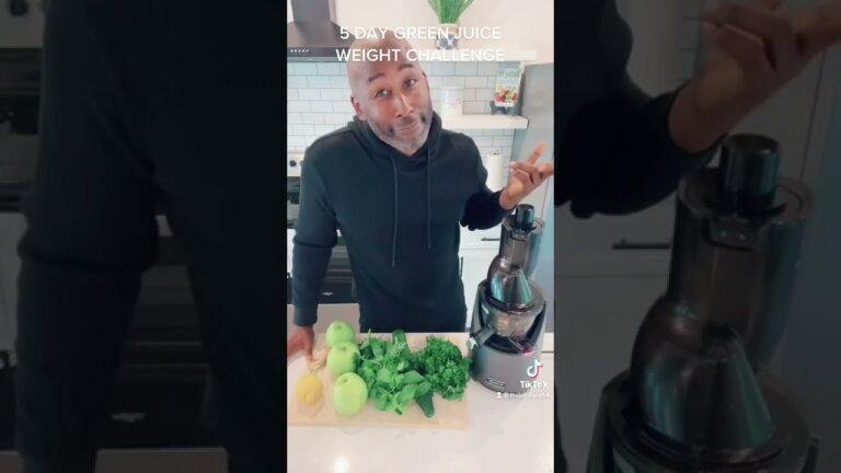 5 DAY GREEN JUICE WEIGHT LOSS CHALLENGE #health #wellness #juicing #weightloss #kuvings