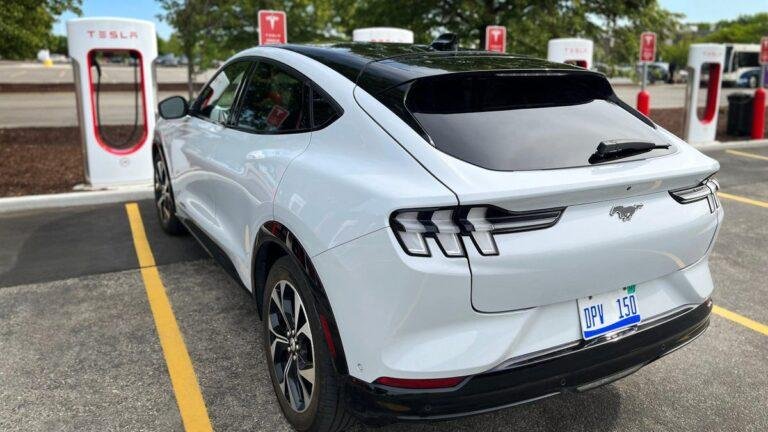 Tesla Superchargers Will Start Juicing Up Ford EVs In 2024