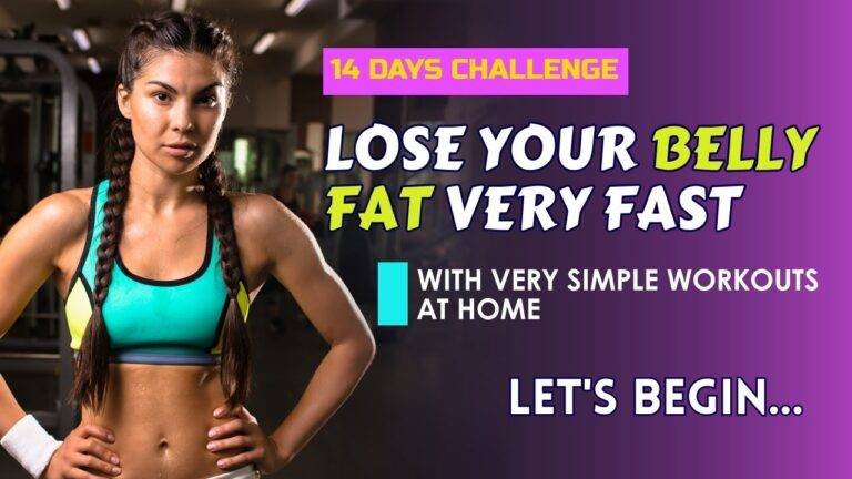 How to reduce belly fat fast in two weeks | best belly fat workout plan at home