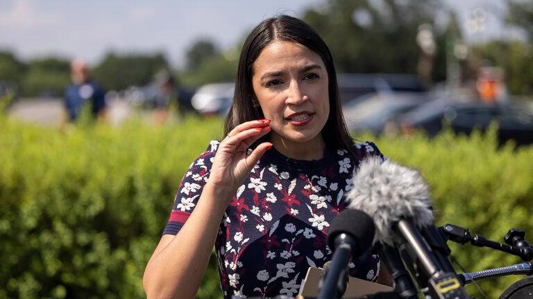 Ocasio-Cortez treads carefully with Biden ahead of 2024