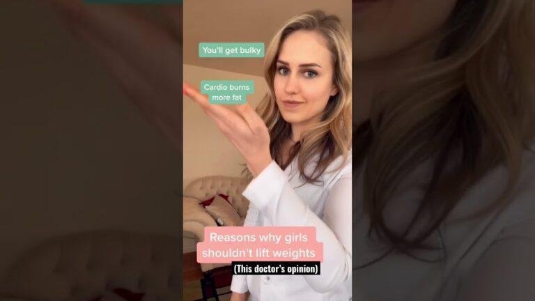Doctor explains why girls shouldn't lift weights