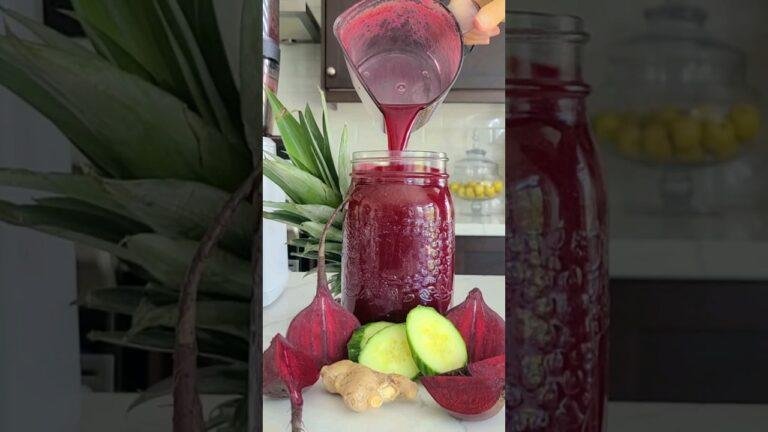 The best beet juice recipe, reduce blood pressure and inflammation #juicing #juicerecipe #immunity