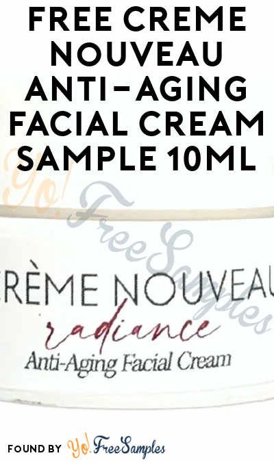 FREE 10ml Beaute Nouveau Anti-Aging Cream Sample