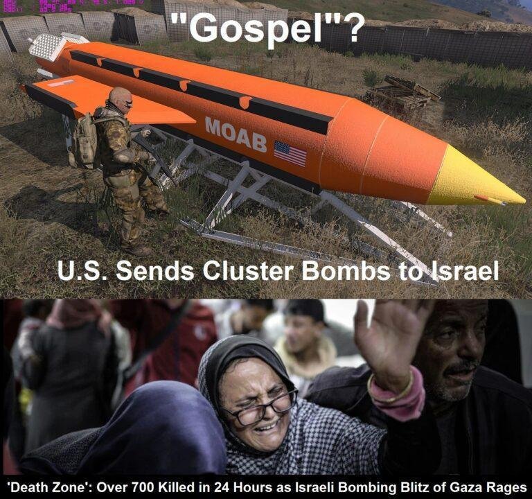 Killing Palestinians with U.S. Bombs Now Called âThe Gospelâ